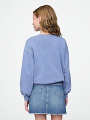 Sudadera vintage suave con mangas dolman de Gap (4-13 años) - Imagen 2 de 5