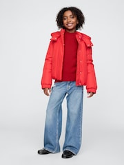 Gap Red CashSoft Oversized Mock Neck Jumper (4-13yrs) - Image 3 of 5