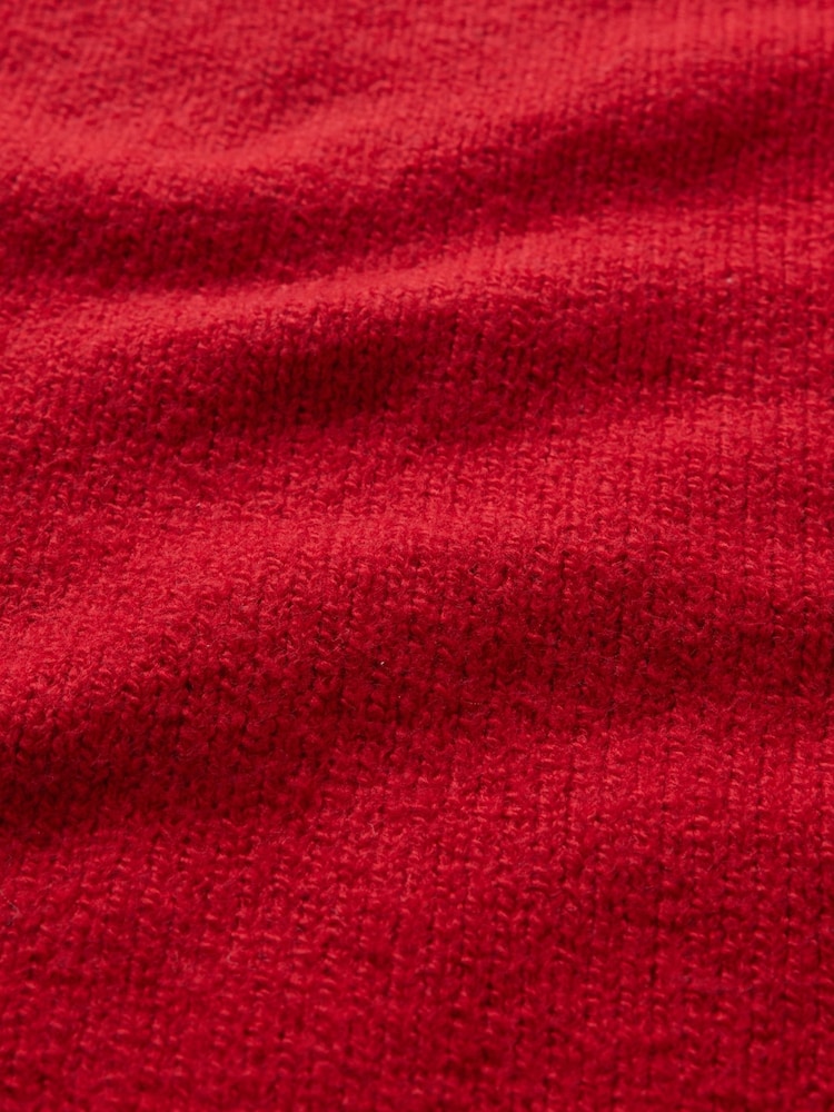 Gap Red CashSoft Oversized Mock Neck Jumper (4-13yrs) - Image 5 of 5
