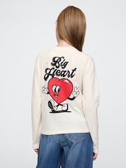 Gap Cream Graphic T-Shirt (4-13yrs) - Image 2 of 4