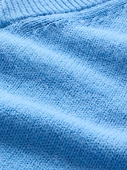 Gap Blue CashSoft Oversized V-Neck Jumper - Image 6 of 6