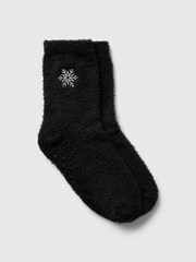Gap Black Snowflake Cosy Socks - Image 1 of 2