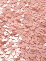 Gap Pink Sequin Shift Dress (4-13yrs) - Image 4 of 4