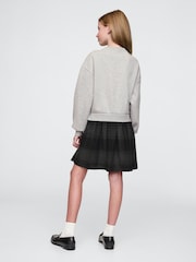 Gap Grey & Black Logo Oversized Vintage Soft Jumper Dress (4-13yrs) - Image 2 of 4