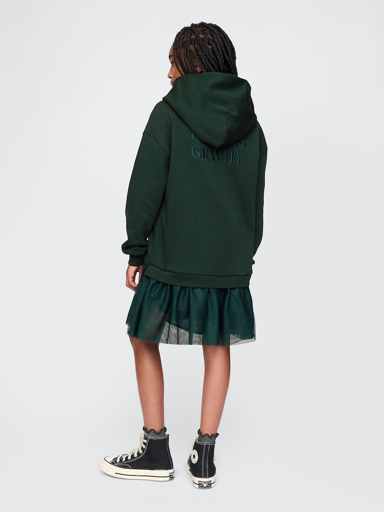 Gap Green Wicked Vintage Soft Jumper Dress (4-13yrs) - Image 2 of 5