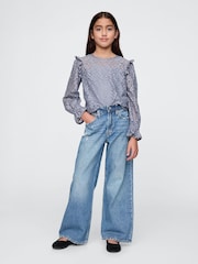 Azul - Gap Ruffle Lace Top (4-13yrs) - Imagen 3 de 5