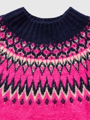 Gap Pink Fair Isle Jumper (4-13yrs) - Image 5 of 5