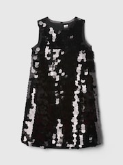 Gap Silver Sequin Shift Dress (4-13yrs) - Image 3 of 4