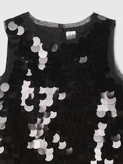Gap Silver Sequin Shift Dress (4-13yrs) - Image 4 of 4
