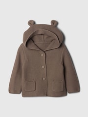 Gap Brown Knitted Brannan Bear Cardigan (Newborn-24mths) - Image 1 of 3