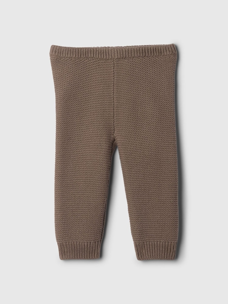 Gap Brown Pull On Knit Trousers (Newborn-24mths) - Image 1 of 3
