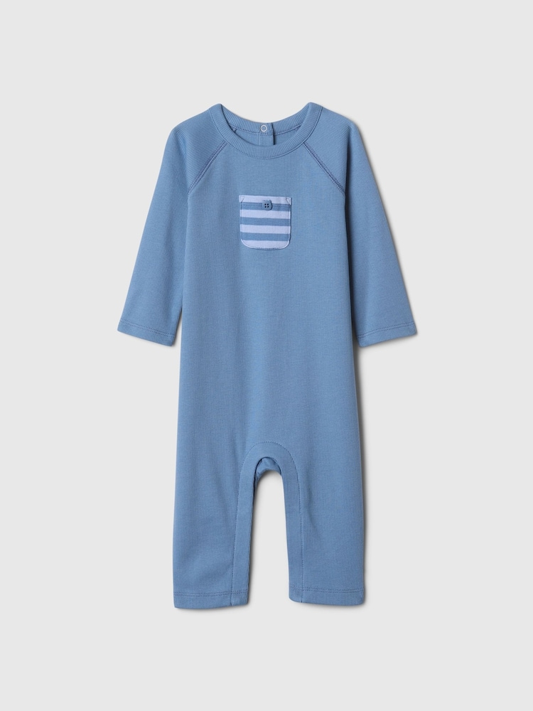 Gap Blue Pocket One-Piece (Newborn-24mths) - Image 1 of 3