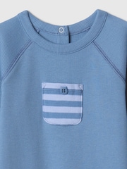 Gap Blue Pocket One-Piece (Newborn-24mths) - Image 3 of 3