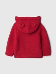 Gap Red Knitted Brannan Bear Cardigan (Newborn-24mths) - Image 2 of 3