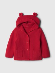 Gap Red Knitted Brannan Bear Cardigan (Newborn-24mths) - Image 3 of 3
