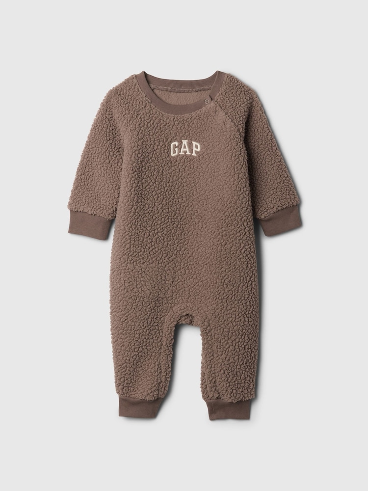 Marrón - Mono de sherpa con logo de Gap (recién nacido - 24 meses) - Imagen 1 de 3