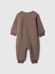 Marrón - Mono de sherpa con logo de Gap (recién nacido - 24 meses) - Imagen 2 de 3
