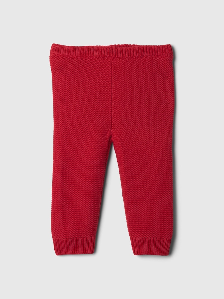 Gap Red Pull On Knit Trousers (Newborn-24mths) - Image 1 of 3 Gap Red Pull On Knit Trousers (Newborn-24mths) - Image 1 of 3