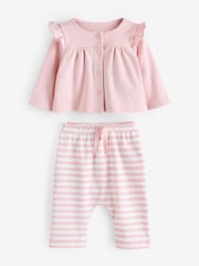 Gap Pink Knit Top  Bottoms Set (Newborn-24mths) - Image 1 of 3
