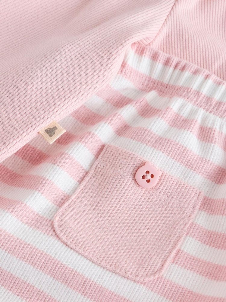 Gap Pink Knit Top  Bottoms Set (Newborn-24mths) - Image 3 of 3