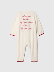 Gap Cream Paddington Vintage Soft Footless One-Piece (Newborn-24mths) - Image 2 of 4