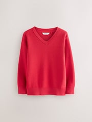 Rojo - Clarks Unisex Knitted School Jumpers 2 Pack - Imagen 4 de 6