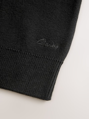 Clarks Black Unisex Knitted School Tank Top - Image 4 of 5