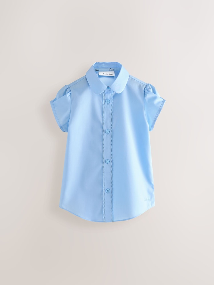 Clarks Girls Short Sleeve School Shirts 3 Pack - Imagen 2 de 8 Clarks Girls Short Sleeve School Shirts 3 Pack - Imagen 2 de 8