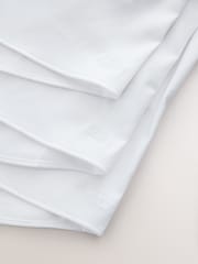 Clarks White Bow Short Sleeve School Shirts 3 Pack - Image 7 of 9