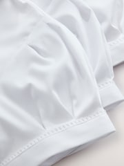 Clarks White Bow Short Sleeve School Shirts 3 Pack - Image 8 of 9