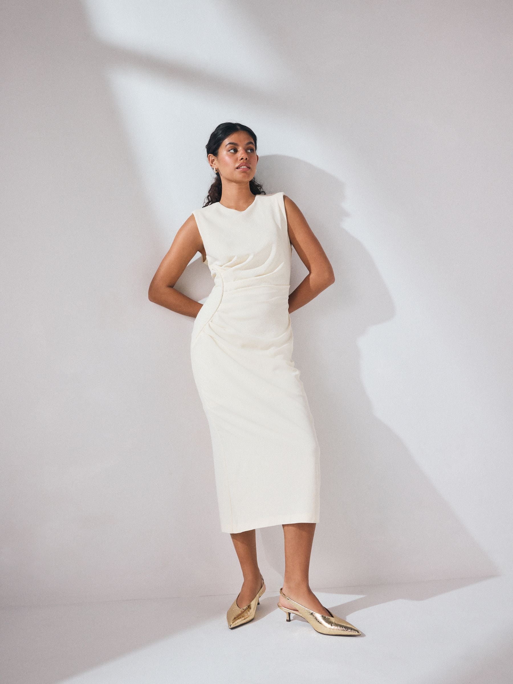 Buy Gold Standard/Wide Fit Point Toe Low Slingback Kitten