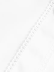 Clarks White Girls Long Sleeve School Shirts 5 Pack - Image 9 of 9