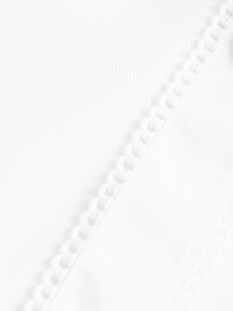 Clarks White Girls Long Sleeve School Shirts 5 Pack - Image 9 of 9