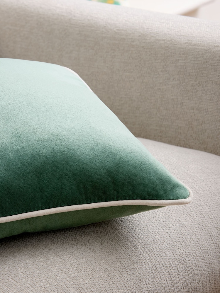 Sage Green 40 x 59cm Cushion - Image 2 of 5 Sage Green 40 x 59cm Cushion - Image 2 of 5
