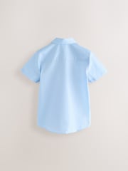 Blau - Clarks Boys Short Sleeve School Shirts 3 Pack - Bild 5 von 8
