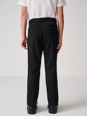 Clarks Black Slim Fit Boys Fastening School Trousers - Image 4 of 10