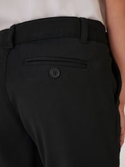 Clarks Black Slim Fit Boys Fastening School Trousers - Image 5 of 10