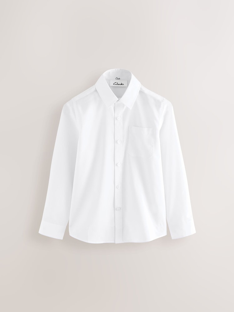Clarks Boys Long Sleeve School Shirts 5 Pack - Slika 2 iz 6 Clarks Boys Long Sleeve School Shirts 5 Pack - Slika 2 iz 6