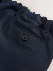 Clarks Navy Slim Fit Boys Fastening School Trousers - Image 11 of 12