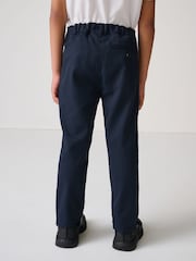Clarks Navy Slim Fit Boys Fastening School Trousers - Image 2 of 12