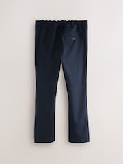 Clarks Navy Slim Fit Boys Fastening School Trousers - Image 7 of 12