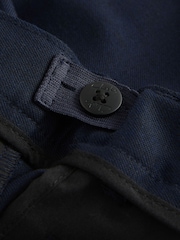 Clarks Navy Slim Fit Boys Fastening School Trousers - Image 9 of 12