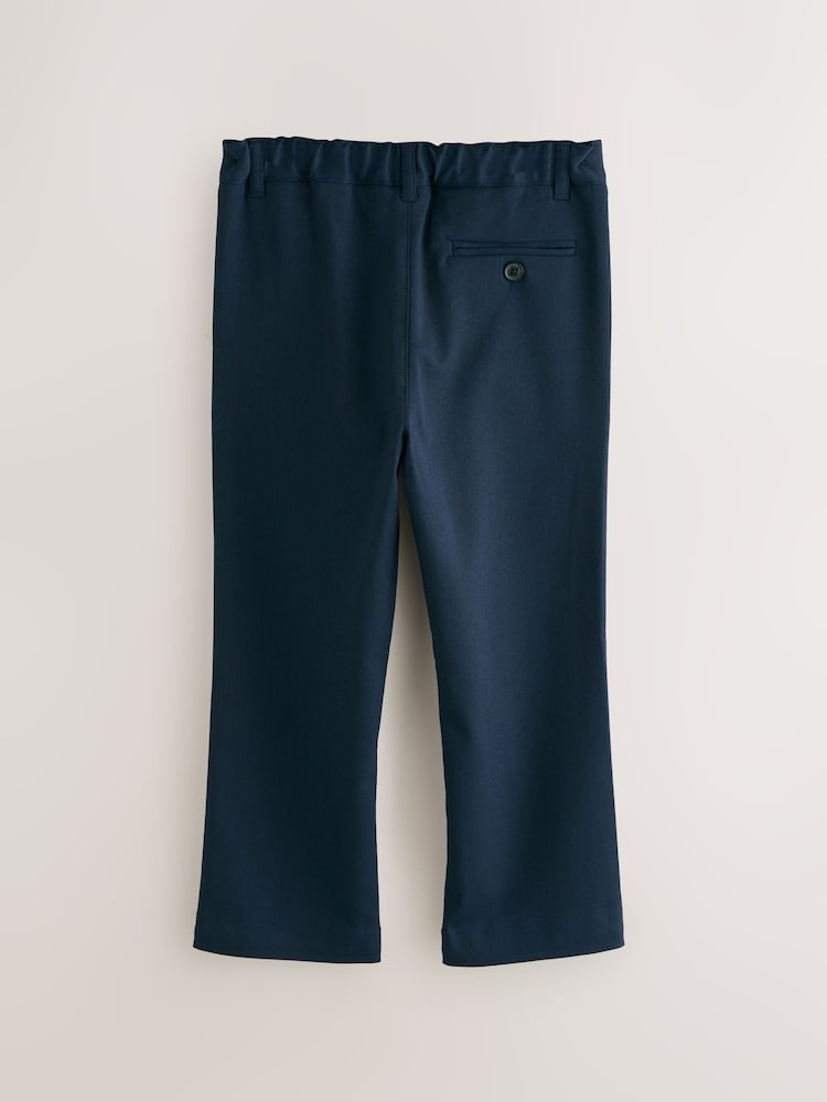 Clarks Navy Regular Fit Plus Boys Waist School Trousers - Image 2 of 6