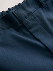 Clarks Navy Regular Fit Plus Boys Waist School Trousers - Image 3 of 6