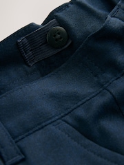 Clarks Navy Regular Fit Plus Boys Waist School Trousers - Image 5 of 6