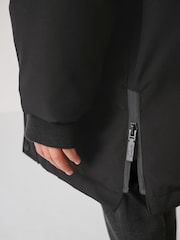Clarks Black Boys Shower Resistant Padded Tech Coat - Image 11 of 22