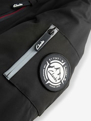 Clarks Black Boys Shower Resistant Padded Tech Coat - Image 20 of 22