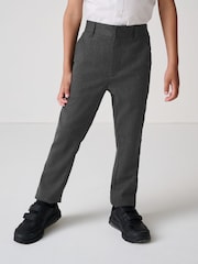 Clarks Grey Boys Slim Fit Fastening School Trousers - Image 3 of 14