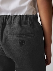 Clarks Grey Boys Slim Fit Fastening School Trousers - Image 7 of 14