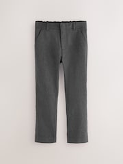 Clarks Grey Boys Slim Fit Fastening School Trousers - Image 8 of 14